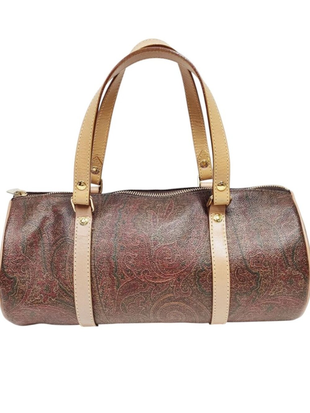 (L1) Etro Travel Bag Brown PVC